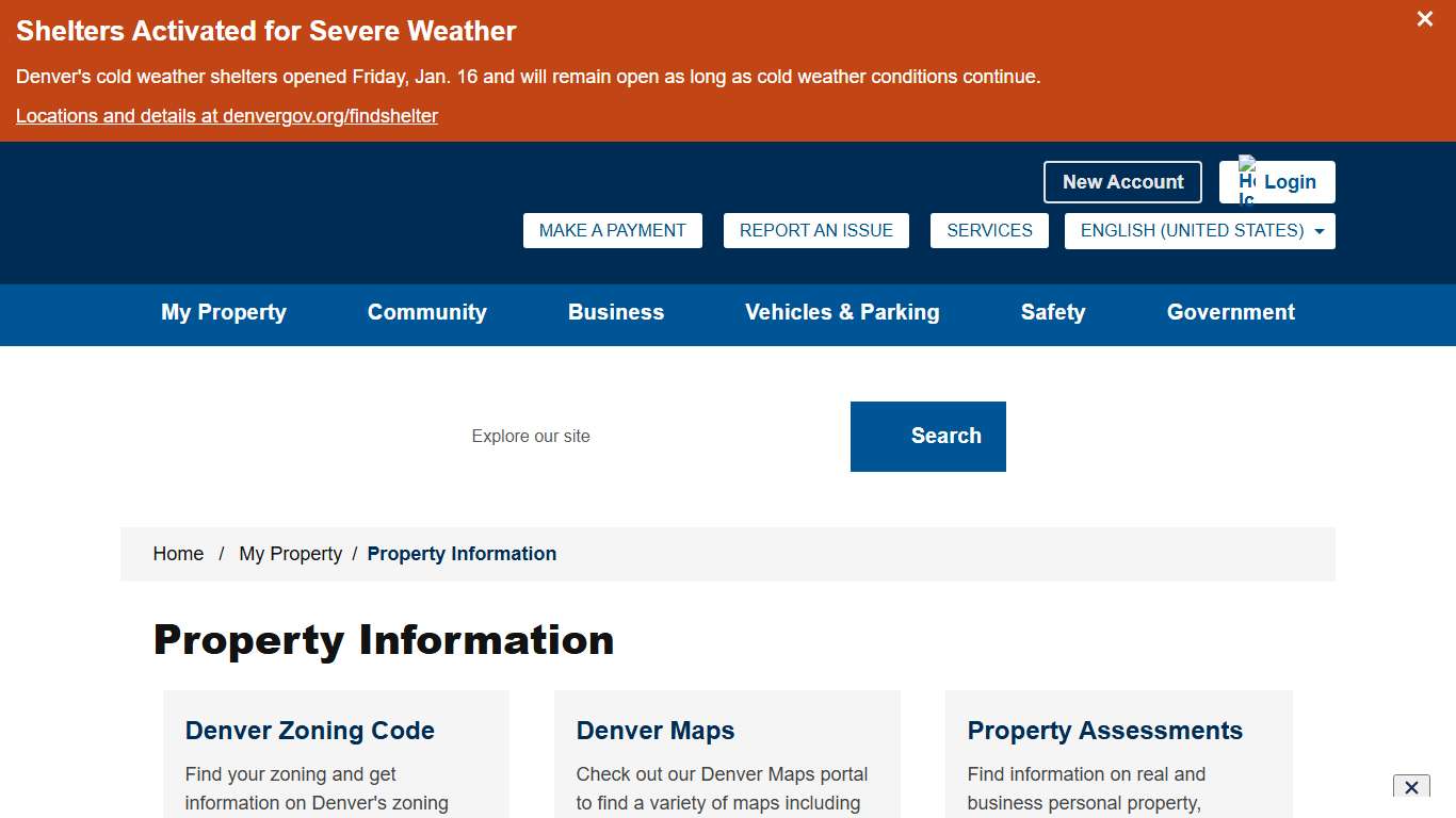 Property Information - City and County of Denver